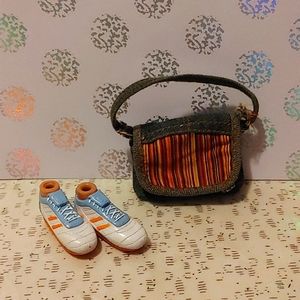 MGA Bratz Boys Running Shoes and Jean Messenger Bag